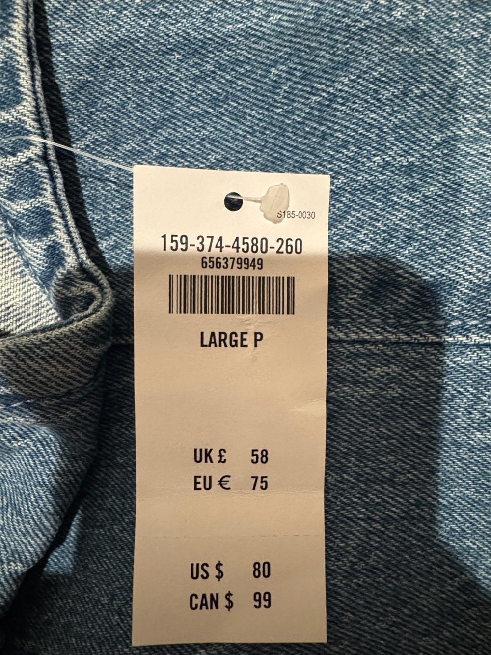 Abercrombie & Fitch Blue Denim Mini Dress - Picture 3 of 3